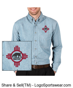 Men's Denim Shirt Design Zoom